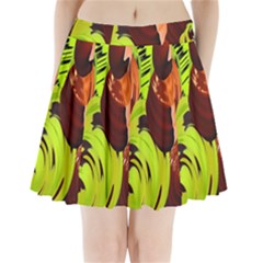 Neutral Abstract Picture Sweet Shit Confectioner Pleated Mini Skirt by Nexatart