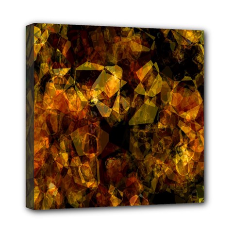 Autumn Colors In An Abstract Seamless Background Mini Canvas 8  X 8  by Nexatart