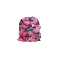 Raspberry Delight Drawstring Pouches (xs)  by Nexatart