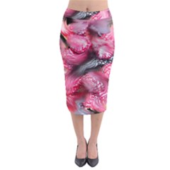 Raspberry Delight Midi Pencil Skirt by Nexatart