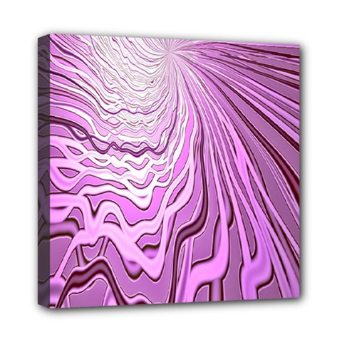 Light Pattern Abstract Background Wallpaper Mini Canvas 8  X 8  by Nexatart