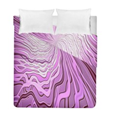 Light Pattern Abstract Background Wallpaper Duvet Cover Double Side (full/ Double Size) by Nexatart