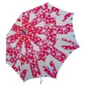 British Flag Abstract British Union Jack Flag In Abstract Design With Flowers Hook Handle Umbrellas (Large) View2