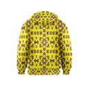 Yellow Seamless Wallpaper Digital Computer Graphic Kids  Pullover Hoodie View2