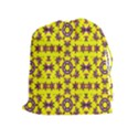 Yellow Seamless Wallpaper Digital Computer Graphic Drawstring Pouches (Extra Large) View1