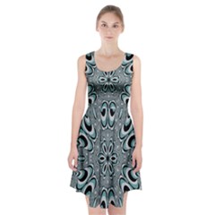 Kaleidoskope Digital Computer Graphic Racerback Midi Dress by Nexatart