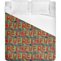 Typographic Graffiti Pattern Duvet Cover (California King Size) View1