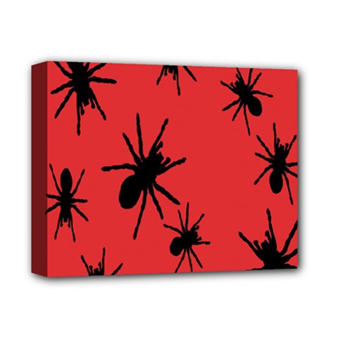 Illustration With Spiders Deluxe Canvas 14  X 11  by Nexatart