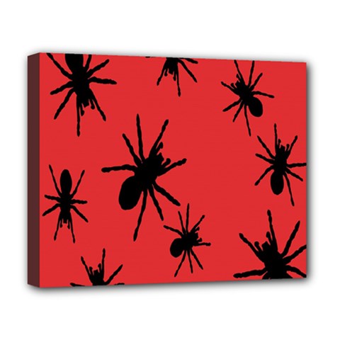 Illustration With Spiders Deluxe Canvas 20  X 16   by Nexatart