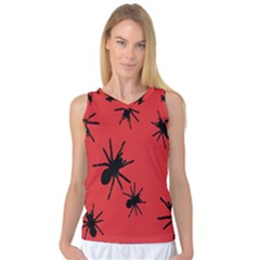 Illustration With Spiders Women s Basketball Tank Top by Nexatart