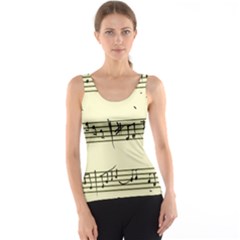 Music Notes On A Color Background Tank Top by Nexatart