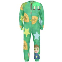 Football Kids Children Pattern Onepiece Jumpsuit (men)  by Nexatart