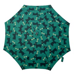 Happy Dogs Animals Pattern Hook Handle Umbrellas (medium) by Nexatart