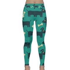 Happy Dogs Animals Pattern Classic Yoga Leggings by Nexatart