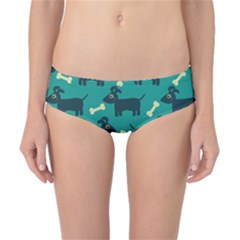 Happy Dogs Animals Pattern Classic Bikini Bottoms by Nexatart