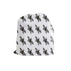 Insect Animals Pattern Drawstring Pouches (large)  by Nexatart