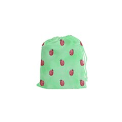 Pretty Background With A Ladybird Image Drawstring Pouches (xs)  by Nexatart