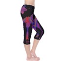 Abstract Surreal Sunset Capri Leggings  View4