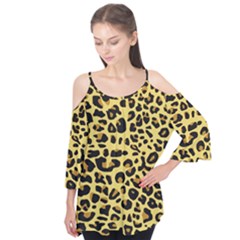 A Jaguar Fur Pattern Flutter Tees