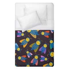 Bees Animal Insect Pattern Duvet Cover (single Size) by Nexatart