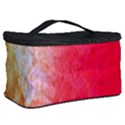 Abstract Red And Gold Ink Blot Gradient Cosmetic Storage Case View2