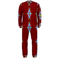 Geometric Seamless Pattern Digital Computer Graphic Wallpaper Onepiece Jumpsuit (men)  by Nexatart