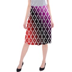 Flowers Digital Pattern Summer Woods Art Shapes Midi Beach Skirt by Nexatart