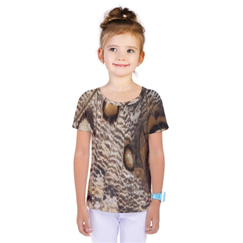 Butterfly Wing Detail Kids  One Piece Tee by Nexatart