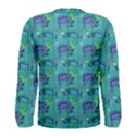 Elephants Animals Pattern Men s Long Sleeve Tee View2