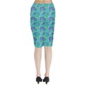 Elephants Animals Pattern Midi Wrap Pencil Skirt View2