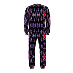 Digital Computer Graphic Seamless Wallpaper Onepiece Jumpsuit (kids) by Nexatart