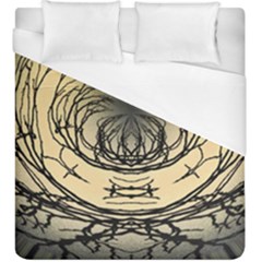 Atmospheric Black Branches Abstract Duvet Cover (king Size) by Nexatart