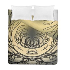 Atmospheric Black Branches Abstract Duvet Cover Double Side (full/ Double Size) by Nexatart