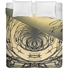 Atmospheric Black Branches Abstract Duvet Cover Double Side (california King Size) by Nexatart