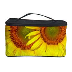 Sunflowers Background Wallpaper Pattern Cosmetic Storage Case by Nexatart