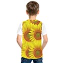 Sunflowers Background Wallpaper Pattern Kids  SportsWear View2