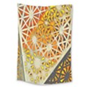 Abstract Starburst Background Wallpaper Of Metal Starburst Decoration With Orange And Yellow Back Large Tapestry View1