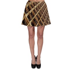 Construction Site Rusty Frames Making A Construction Site Abstract Skater Skirt by Nexatart