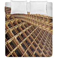 Construction Site Rusty Frames Making A Construction Site Abstract Duvet Cover Double Side (california King Size) by Nexatart