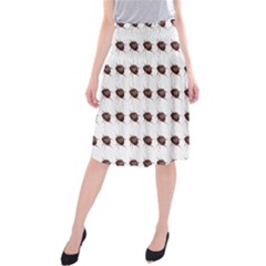 Insect Pattern Midi Beach Skirt by Nexatart