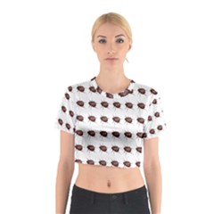 Insect Pattern Cotton Crop Top by Nexatart