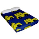 A Fun Cartoon Taxi Cab Tiling Pattern Fitted Sheet (California King Size) View2