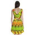 Digitally Created Funky Fruit Wallpaper Split Back Mini Dress  View2