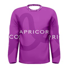 Zodiac Capricorn Purple Men s Long Sleeve Tee by Mariart