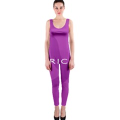 Zodiac Capricorn Purple Onepiece Catsuit by Mariart