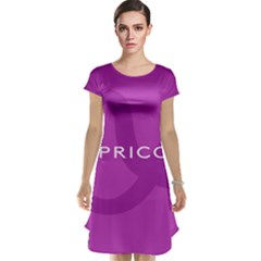 Zodiac Capricorn Purple Cap Sleeve Nightdress by Mariart