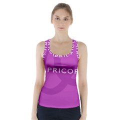 Zodiac Capricorn Purple Racer Back Sports Top by Mariart