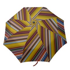 Colourful Lines Folding Umbrellas by Nexatart