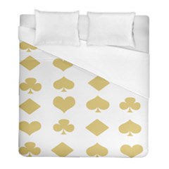 Card Symbols Duvet Cover (full/ Double Size) by Mariart