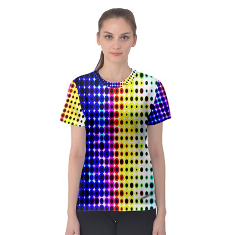 A Creative Colorful Background Women s Sport Mesh Tee by Nexatart